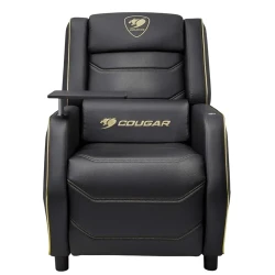 Игровое кресло Cougar Ranger Pro Royal, [ПВХ] кожа, черно-золотое flexmag.md