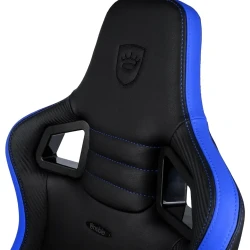 Игровое кресло Noblechairs Epic, искусственная кожа, черно-синий flexmag.md