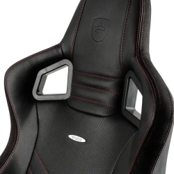 Игровое кресло Noblechairs Epic, искусственная кожа, черно-красное flexmag.md