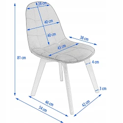 Scaun Jumi Colin SD-322493, Bluemarin flexmag.md