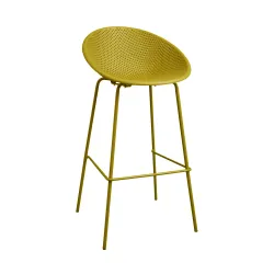 Стул барный Deco Castor Yellow flexmag.md