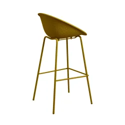 Стул барный Deco Castor Yellow flexmag.md