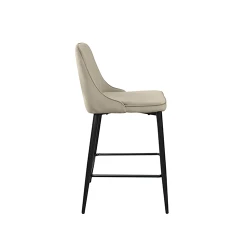 Стул барный Deco Clasic Small Beige HLR9+Black Legs flexmag.md