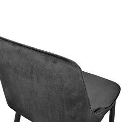 Scaun pentru bar Deco Clasic Small HLR66 Black+Black Legs flexmag.md