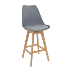 Scaun pentru bar Deco Jerry Grey flexmag.md