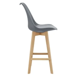 Scaun pentru bar Deco Jerry Grey flexmag.md