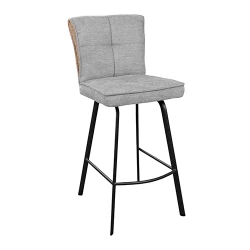 Scaun pentru bar Deco Lorenz JB8835 Grey flexmag.md