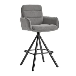 Scaun pentru bar Deco MAISON SBMSNA-ERF-GRY flexmag.md