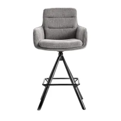 Scaun pentru bar Deco MAISON SBMSNA-ERF-GRY flexmag.md