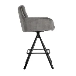 Scaun pentru bar Deco MAISON SBMSNA-ERF-GRY flexmag.md