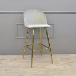Scaun pentru bar Deco Maya Grey flexmag.md