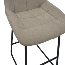 Стул барный Deco Nicole CFS Hoker LB Beige Soro-23+Black Legs flexmag.md