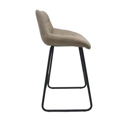 Стул барный Deco Nicole CFS Hoker LB Beige Soro-23+Black Legs flexmag.md