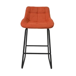 Scaun pentru bar Deco Nicole CFS Hoker LB Orange Soro-51+Black Legs flexmag.md