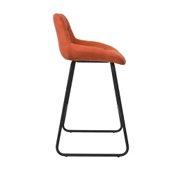 Scaun pentru bar Deco Nicole CFS Hoker LB Orange Soro-51+Black Legs flexmag.md