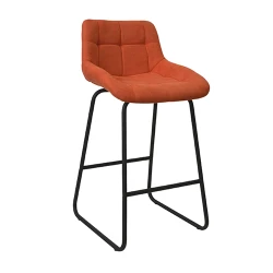 Стул барный Deco Nicole CFS Hoker LB Orange Soro-51+Black Legs flexmag.md