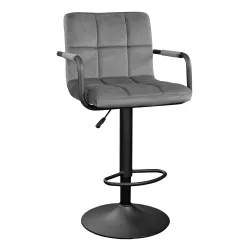 Стул барный Deco SB042C-ASPF-GRY flexmag.md