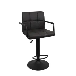 Стул барный Deco SB042PU-ASPF-BLK flexmag.md