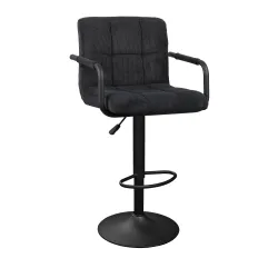 Scaun pentru bar Deco SB042V-ASPF-BLK flexmag.md