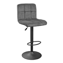 Scaun pentru bar Deco SB044V-ASPF-DGRYBLK flexmag.md