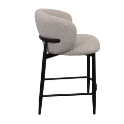 Scaun pentru bar Deco SBDRN-HGT-BEGBLK flexmag.md