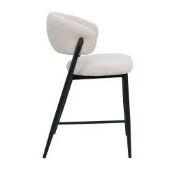 Scaun pentru bar Deco SBMAR-HGT-BEGBLK110 flexmag.md