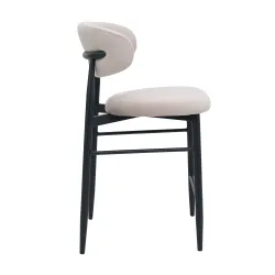 Scaun pentru bar Deco SBMERC-HGT-BEGBLK flexmag.md