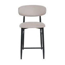 Scaun pentru bar Deco SBMERC-HGT-BEGBLK flexmag.md