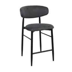 Стул барный Deco SBMERC-HGT-GRYBLK flexmag.md
