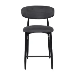 Scaun pentru bar Deco SBMERC-HGT-GRYBLK flexmag.md