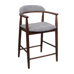 Стул барный Deco SBMID-MISB-LGRY flexmag.md