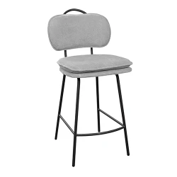Scaun pentru bar Deco Solomon JD8405-2 Grey flexmag.md
