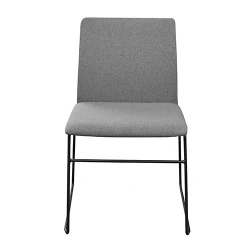Scaun pentru birou Deco C01 Stofa Grey+Black Leg flexmag.md