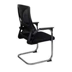 Scaun pentru birou Deco Saros Black+Chrome flexmag.md