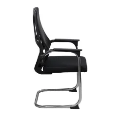 Scaun pentru birou Deco Saros Black+Chrome flexmag.md