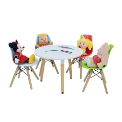 Scaun pentru copii Deco Eames Bebe Green flexmag.md