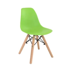 Детское кресло Deco Eames Bebe зеленое flexmag.md
