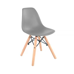Детский стул Deco Eames Bebe серый flexmag.md