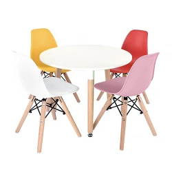 Scaun pentru copii Deco Eames Bebe Pink flexmag.md