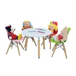 Scaun pentru copii Deco Eames Bebe Pink flexmag.md