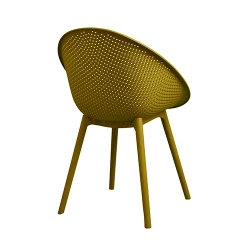 Садовый стул Deco Castor желтый flexmag.md