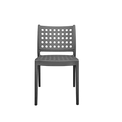 Scaun pentru gradina Deco Eros Dark Grey flexmag.md