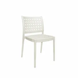Scaun pentru gradina Deco Eros White flexmag.md