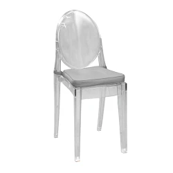 Scaun pentru gradina Deco PLASTIC Transparent flexmag.md