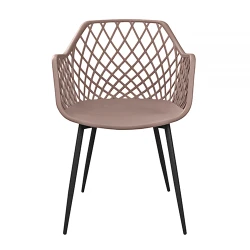 Садовый стул Deco SL-7019 Camel+черные ножки flexmag.md
