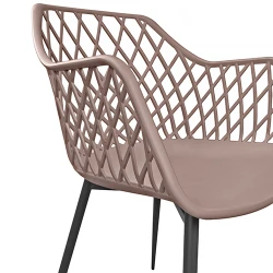 Садовый стул Deco SL-7019 Camel+черные ножки flexmag.md