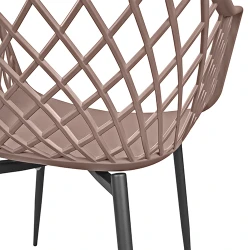 Садовый стул Deco SL-7019 Camel+черные ножки flexmag.md