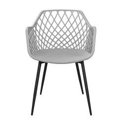 Scaun pentru gradina Deco SL-7019 Grey+Black Legs flexmag.md