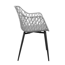 Scaun pentru gradina Deco SL-7019 Grey+Black Legs flexmag.md