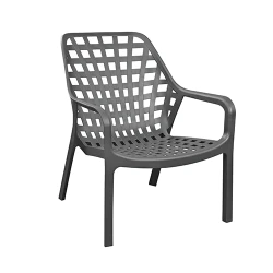 Scaun pentru gradina Deco Solar Dark Grey flexmag.md